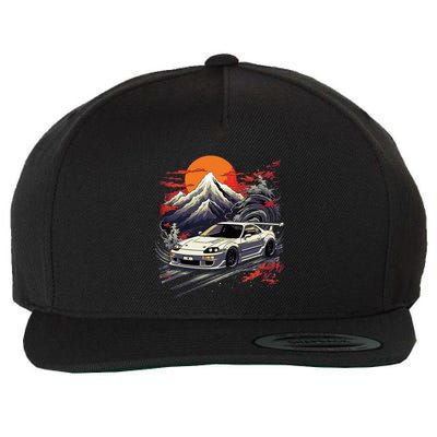 Jdm Car Japanese Retro Car Racing Drifting Legend Tuning Wool Snapback Cap