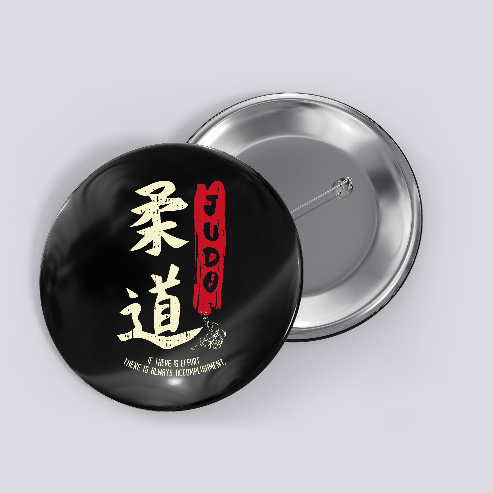 Judo Cool Japanese Symbol Judoka Martial Arts Lover Gift Button