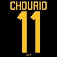 Jackson Chourio Jersey Front Back 11 Cooling Performance Crew T-Shirt