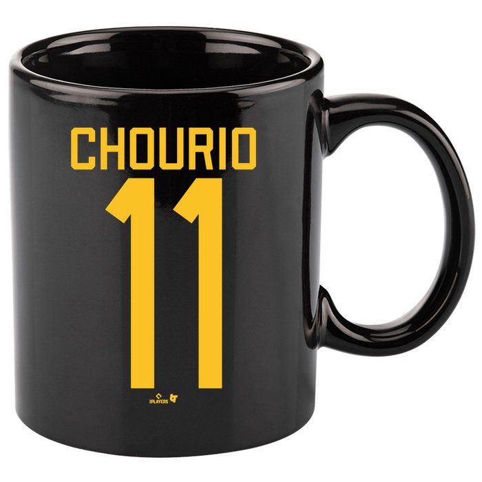 Jackson Chourio Jersey Front Back 11 11oz C Handle Ceramic Mug