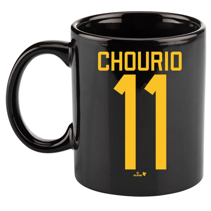 Jackson Chourio Jersey Front Back 11 11oz C Handle Ceramic Mug