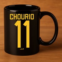 Jackson Chourio Jersey Front Back 11 11oz C Handle Ceramic Mug
