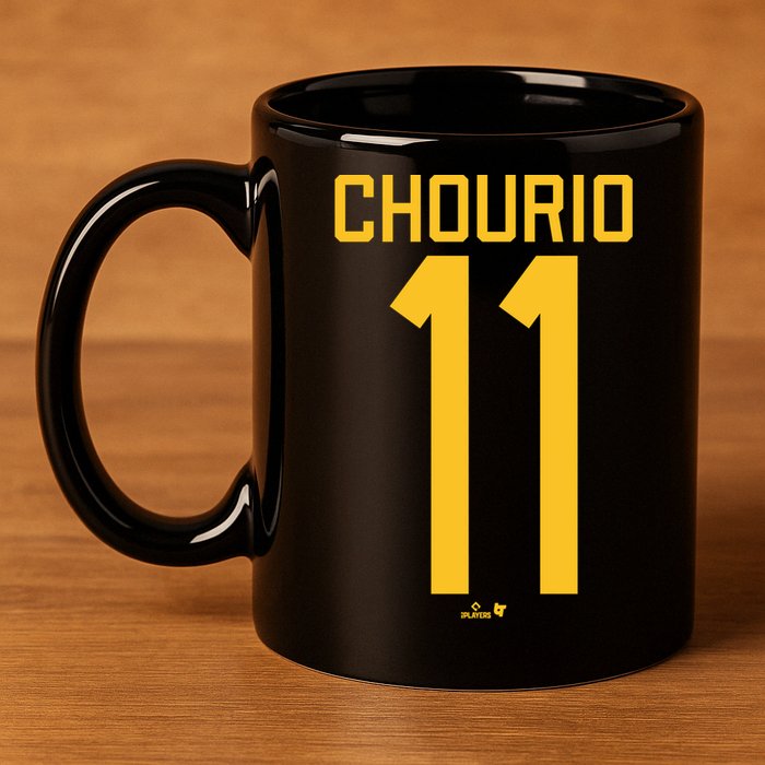 Jackson Chourio Jersey Front Back 11 11oz C Handle Ceramic Mug