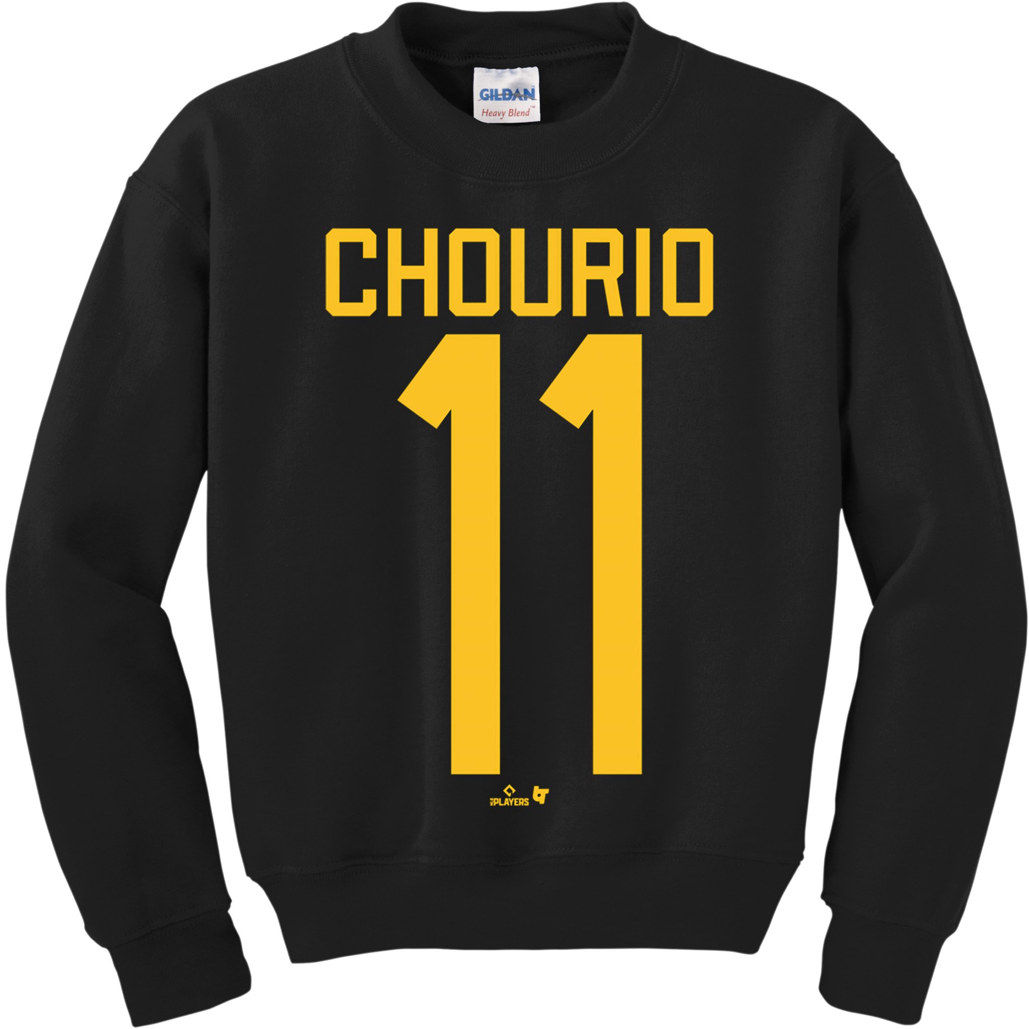 Jackson Chourio Jersey Front Back 11 Kids Sweatshirt