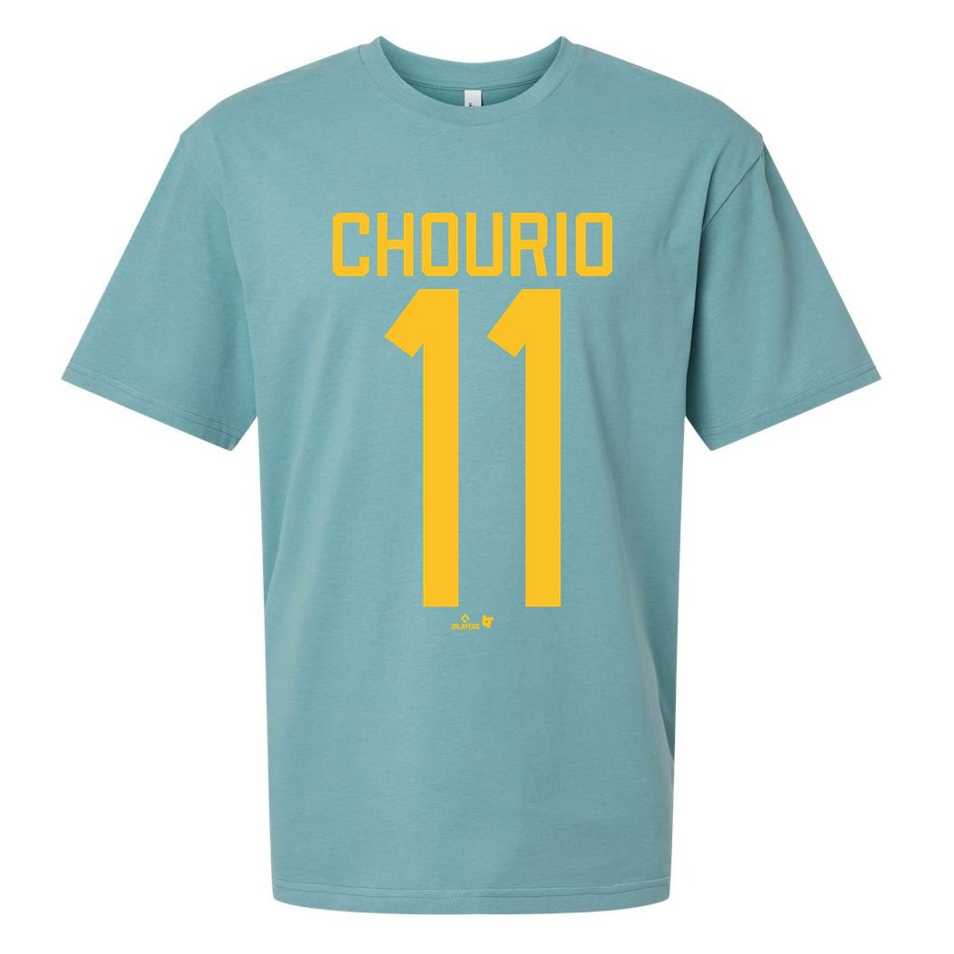 Jackson Chourio Jersey Front Back 11 Sueded Cloud Jersey T-Shirt