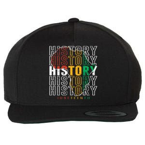 Junenth Celebration Junenth 1865 Gift Wool Snapback Cap