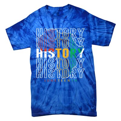 Junenth Celebration Junenth 1865 Gift Tie-Dye T-Shirt