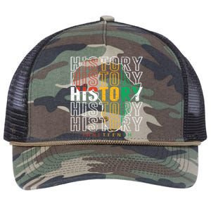 Junenth Celebration Junenth 1865 Gift Retro Rope Trucker Hat Cap