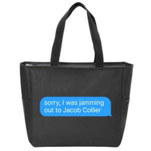 Jacob Collier Zip Tote Bag