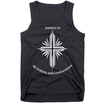 Jesus Cross Joshua 19 Inspirational Design Tank Top