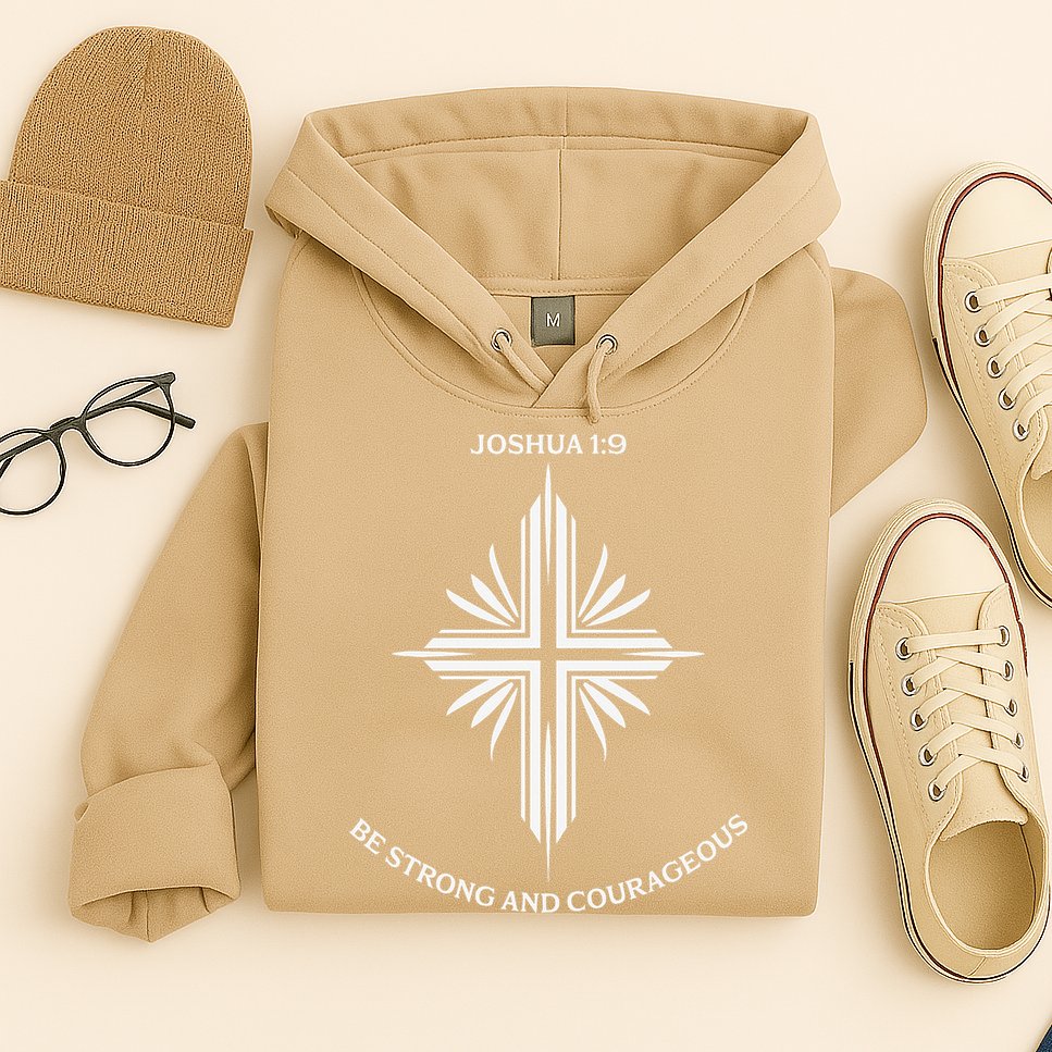 Jesus Cross Joshua 19 Inspirational Design Hoodie