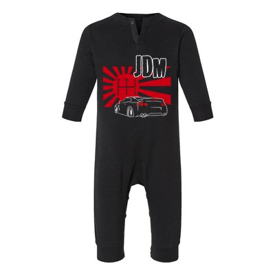 Jdm Car Japanese Street Racing Drifting Gift Infant Fleece One Piece