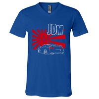 Jdm Car Japanese Street Racing Drifting Gift V-Neck T-Shirt