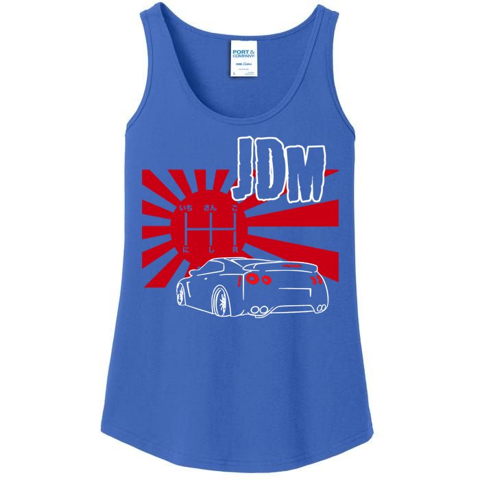 Jdm Car Japanese Street Racing Drifting Gift Ladies Essential Tank