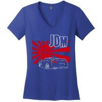 Jdm Car Japanese Street Racing Drifting Gift Women's V-Neck T-Shirt