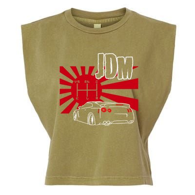 Jdm Car Japanese Street Racing Drifting Gift Garment-Dyed Women's Muscle Tee