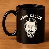 John Calvin 11oz C Handle Ceramic Mug