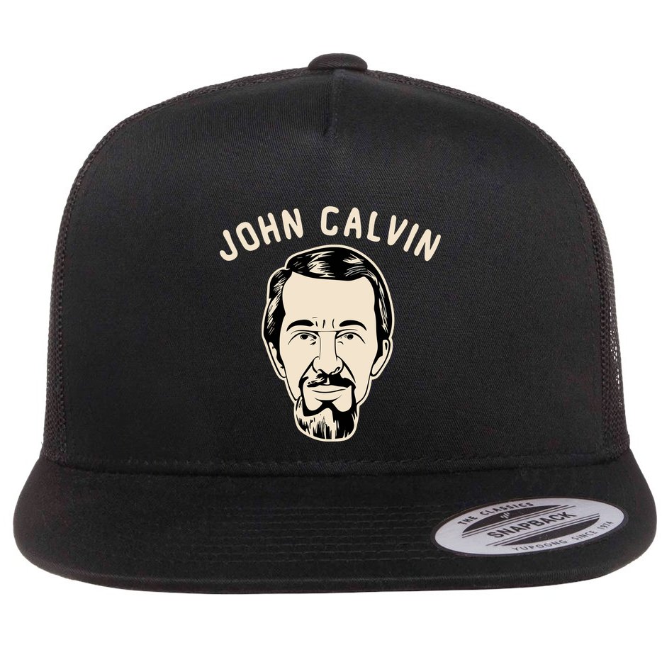 John Calvin Flat Bill Trucker Hat