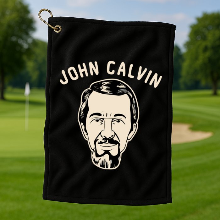 John Calvin Golf Towel