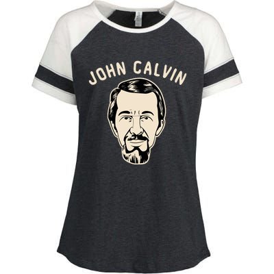 John Calvin Enza Ladies Jersey Colorblock Tee