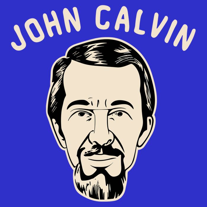 John Calvin Stripe Pom Pom Beanie
