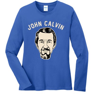 John Calvin Ladies Long Sleeve Shirt