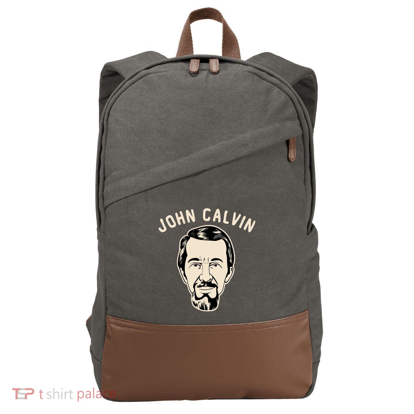 John Calvin Cotton Canvas Backpack