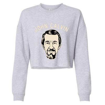 John Calvin Cropped Pullover Crew