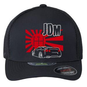 Jdm Car Japanese Street Racing Drifting Gift Flexfit Unipanel Trucker Cap