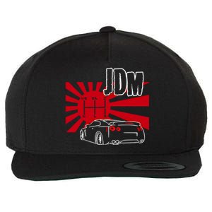 Jdm Car Japanese Street Racing Drifting Gift Wool Snapback Cap