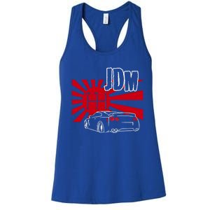 Jdm Car Japanese Street Racing Drifting Gift Women's Racerback Tank