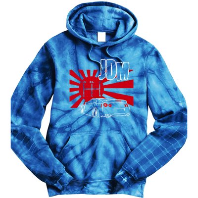 Jdm Car Japanese Street Racing Drifting Gift Tie Dye Hoodie