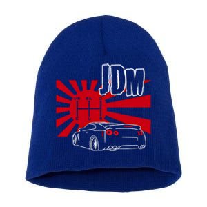 Jdm Car Japanese Street Racing Drifting Gift Short Acrylic Beanie