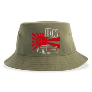 Jdm Car Japanese Street Racing Drifting Gift Sustainable Bucket Hat