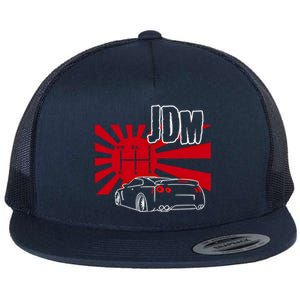 Jdm Car Japanese Street Racing Drifting Gift Flat Bill Trucker Hat