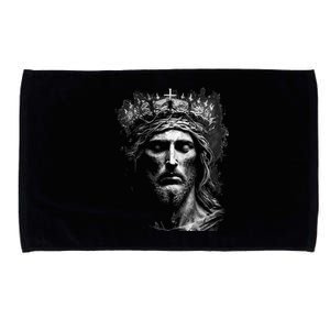 Jesus Christ King Of Kings Lord of Lords  Microfiber Hand Towel