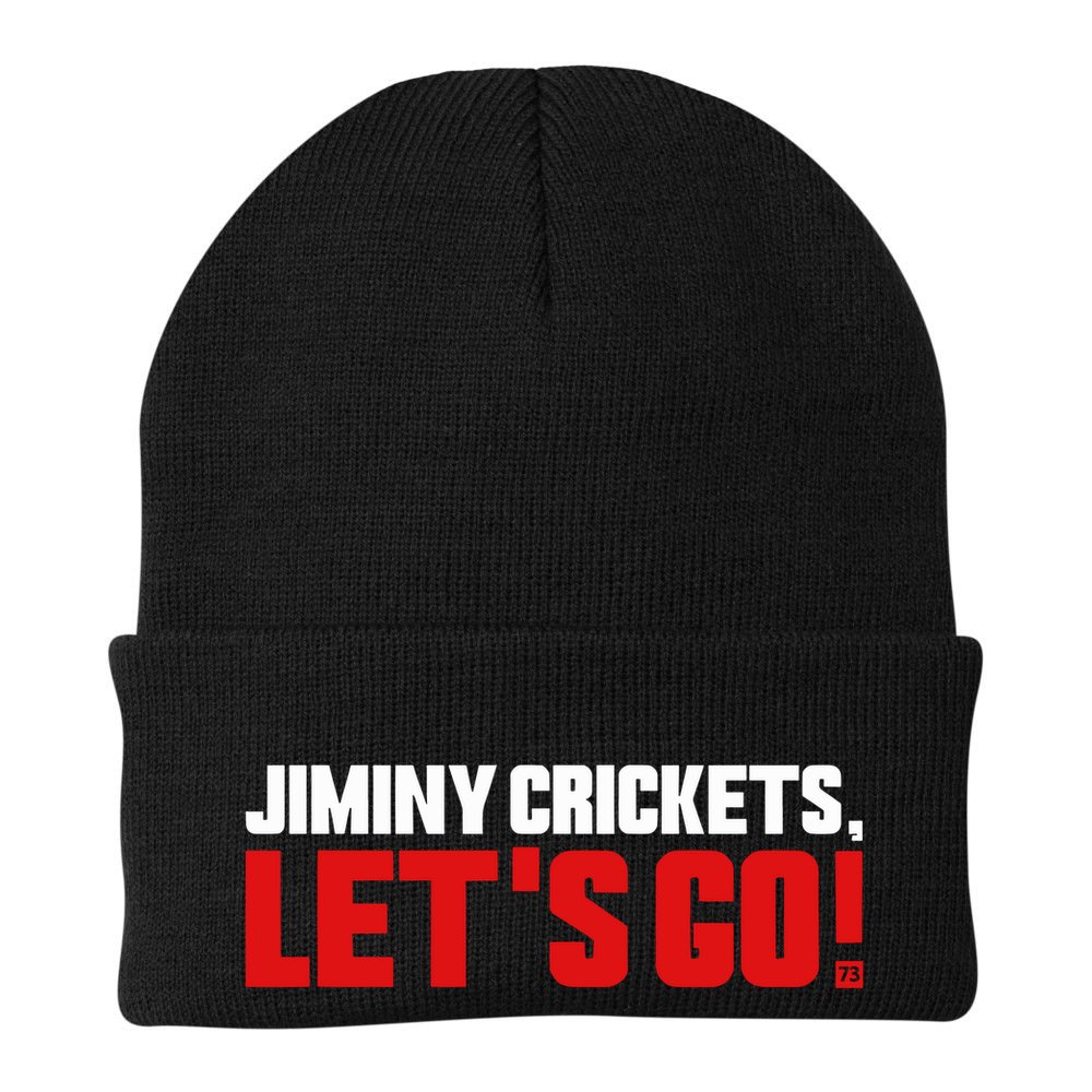 Jiminy Crickets LetS Go Beanie