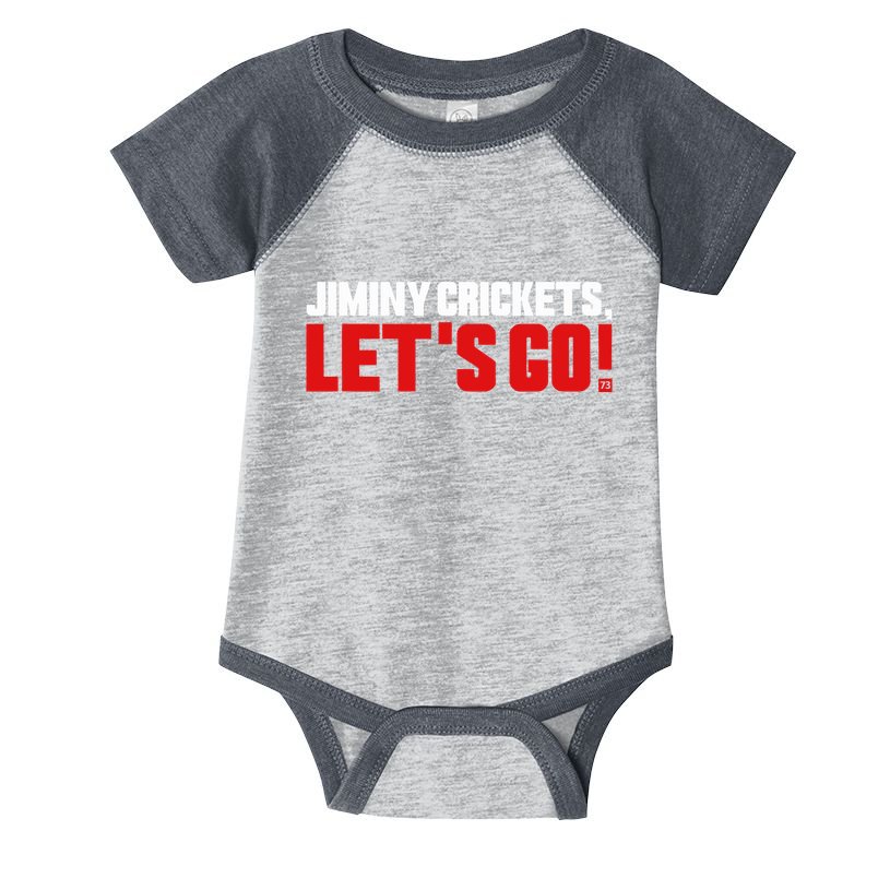 Jiminy Crickets LetS Go Infant Baby Jersey Bodysuit