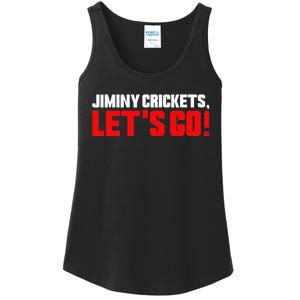 Jiminy Crickets Let’S Go Ladies Essential Tank