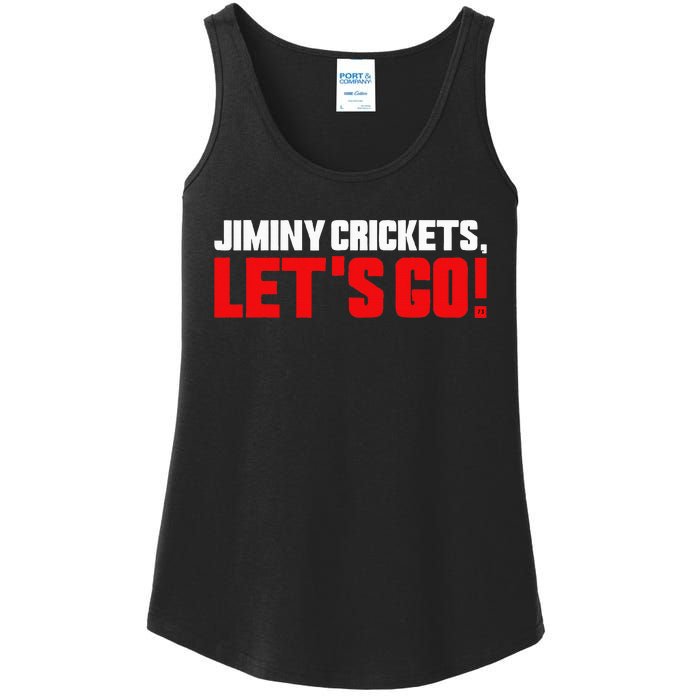 Jiminy Crickets Let’S Go Ladies Essential Tank