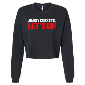 Jiminy Crickets Let’S Go Cropped Pullover Crew