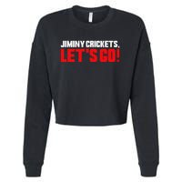 Jiminy Crickets Let’S Go Cropped Pullover Crew