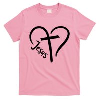 Jesus Cross Love Heart Christianity T-Shirt