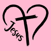 Jesus Cross Love Heart Christianity T-Shirt