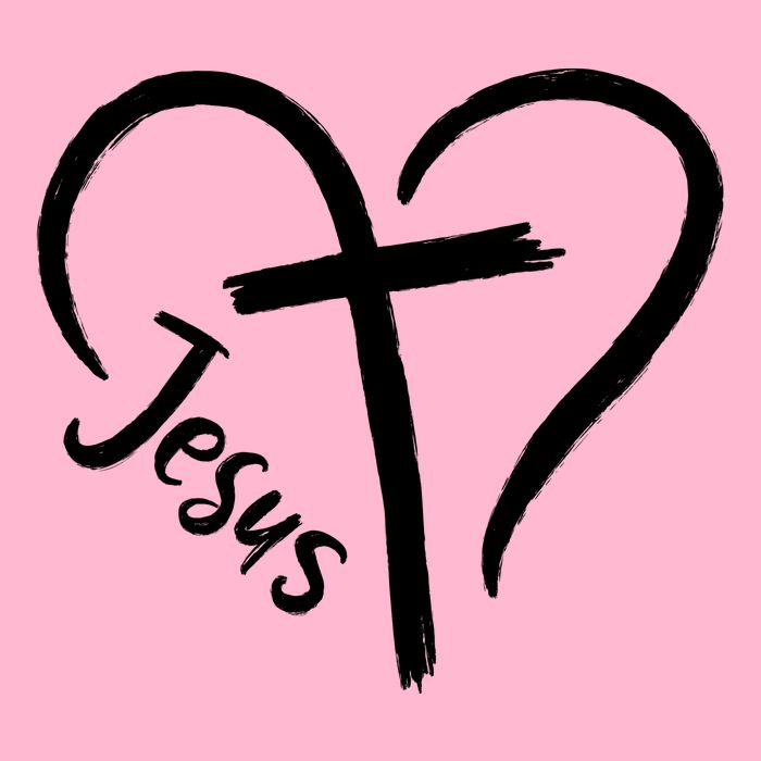Jesus Cross Love Heart Christianity T-Shirt