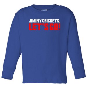 Jiminy Crickets Let’S Go Toddler Long Sleeve Shirt