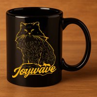 Joywave Cat Leave Me The Fluff Alone 11oz C Handle Ceramic Mug