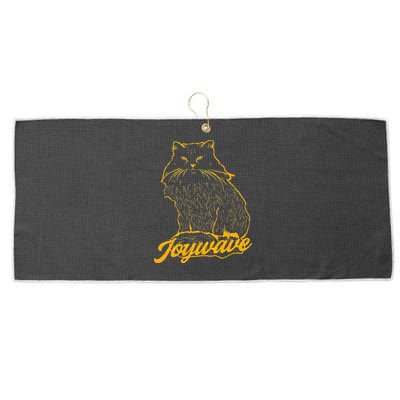 Joywave Cat Leave Me The Fluff Alone Large Microfiber Waffle Golf Towel