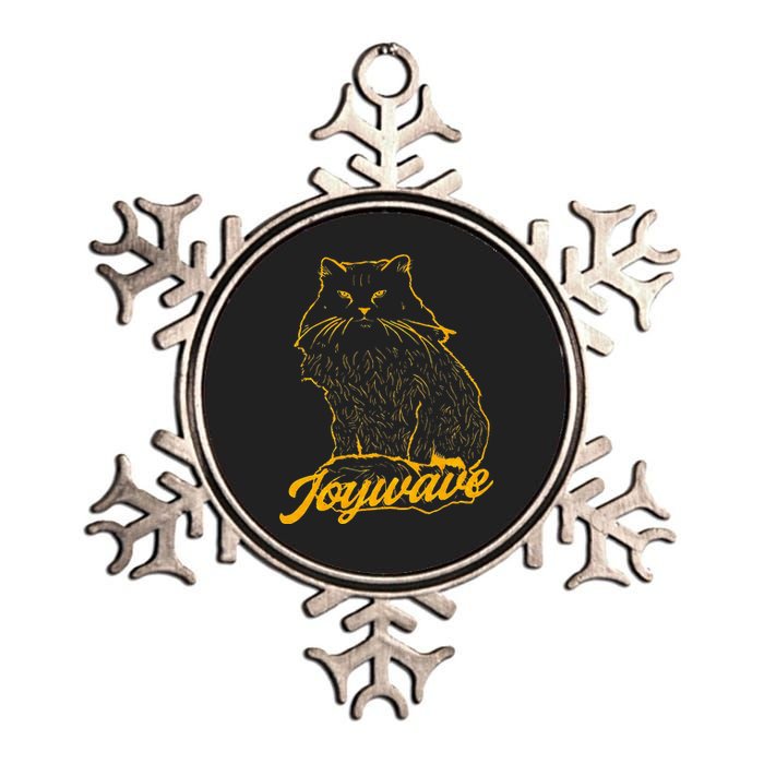 Joywave Cat Leave Me The Fluff Alone Metallic Star Ornament