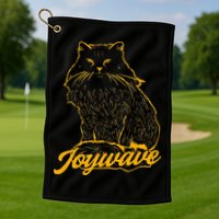 Joywave Cat Leave Me The Fluff Alone Golf Towel